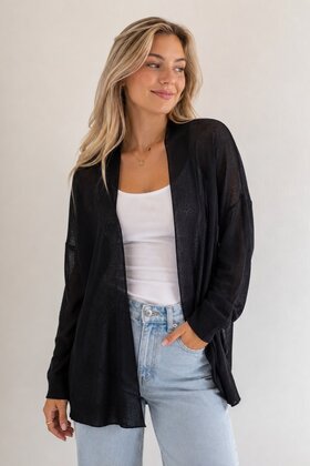 Vest Estelle Zwart