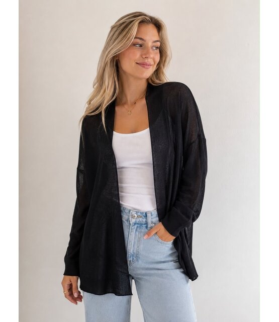 Vest Estelle Zwart