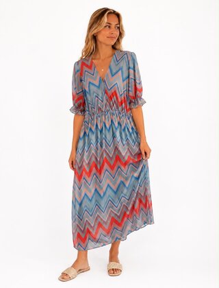 Jurk janne Blauw