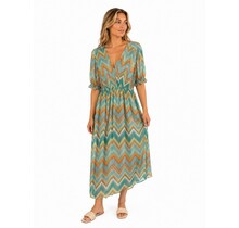 Jurk janne aqua