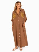 Jurk Tosca Bruin
