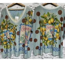 Top Lurex Citroen
