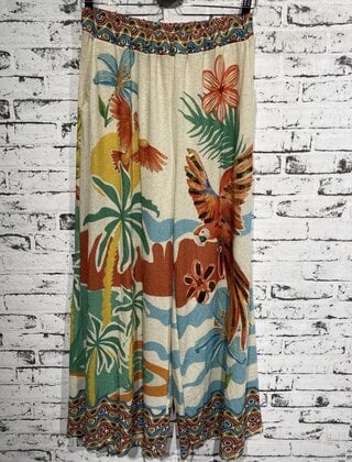 Broek Lurex Papegaai