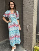 Jurk janne Blauw