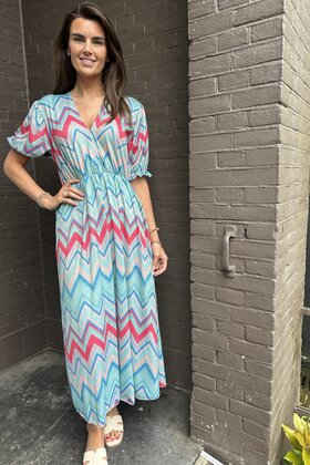 Jurk janne Blauw