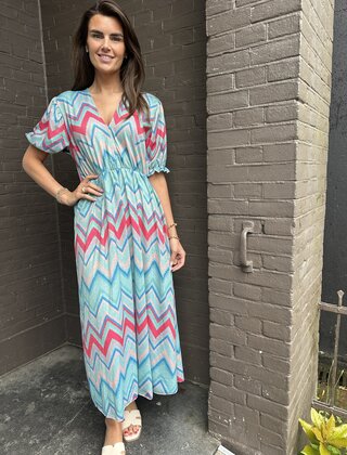 Jurk janne Blauw
