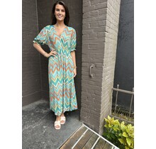 Jurk janne aqua