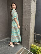 Jurk janne aqua