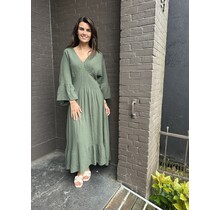 Jurk Wafel Groen