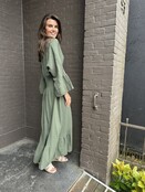 Jurk Wafel Groen
