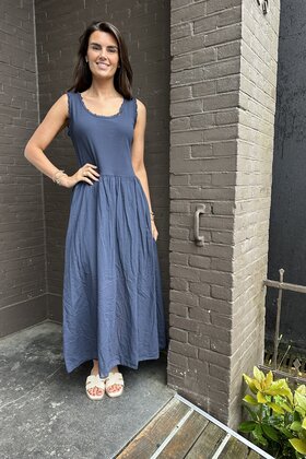Jurk Marscha Blauw