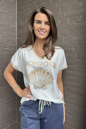 Top Bonjour Off-white
