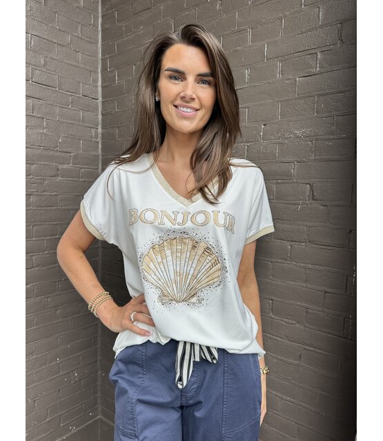 Top Bonjour Off-white
