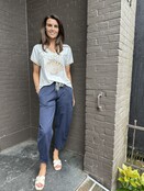 Broek Christel Donker Blauw