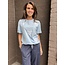 T-shirt Kant Hart Blauw