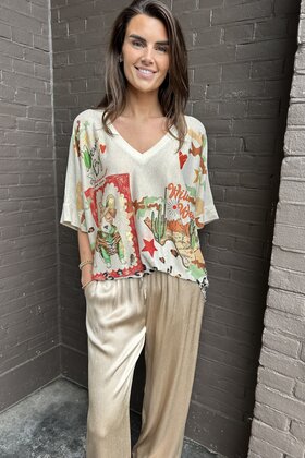 Top Lurex Panter