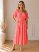 Jurk Leopard Roze