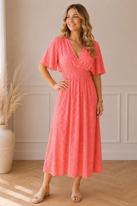 Jurk Leopard Roze