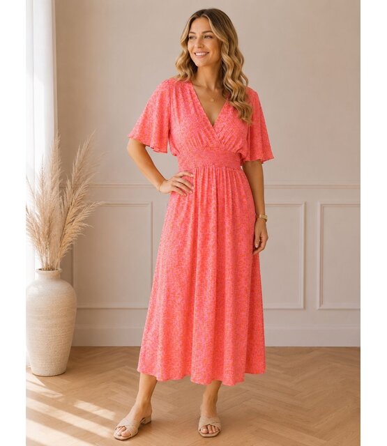 Jurk Leopard Roze