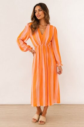 Jurk Peggy Oranje