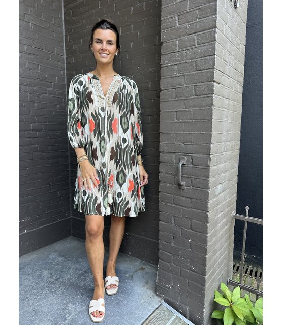 Jurk Boho groen
