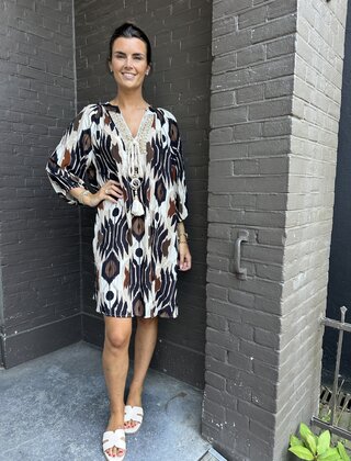 Jurk Boho zwart