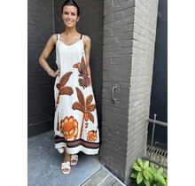 Jurk Palm off white