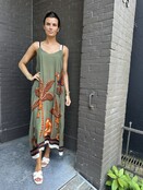 Jurk Palm groen
