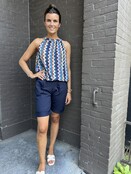 Short Ciska blauw