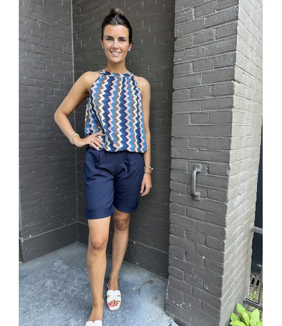 Short Ciska blauw