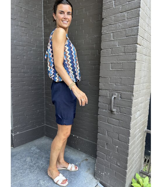 Short Ciska blauw