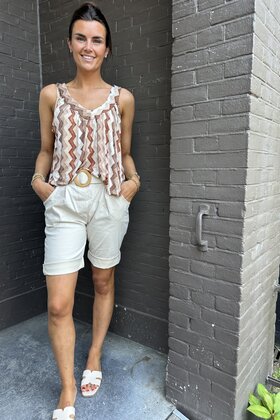 Short Ciska beige