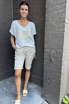 Short Sascha beige