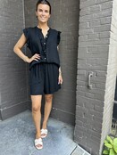 Top Bianca zwart