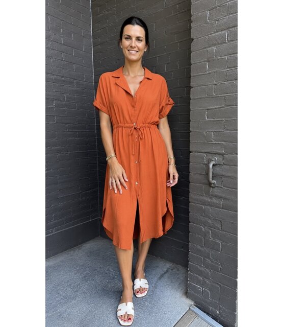 Jurk Sonja Terracotta