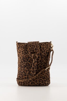 Tas Kendra Suede Panter