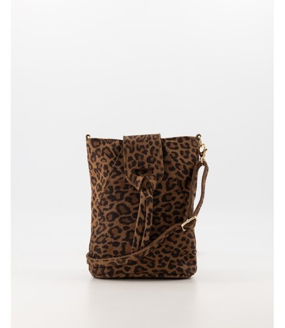 Tas Kendra Suede Panter