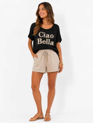 Top Ciao Bella Zwart