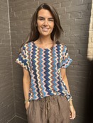 Top Margo blauw