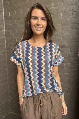 Top Margo blauw
