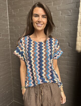 Top Margo blauw