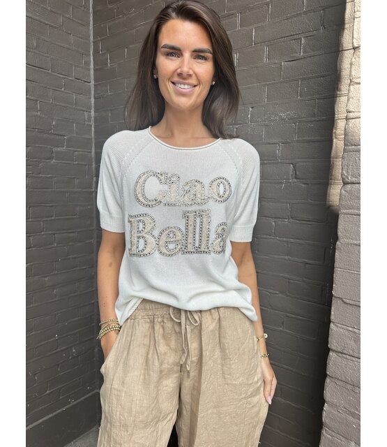 Top Ciao Bella Off-white