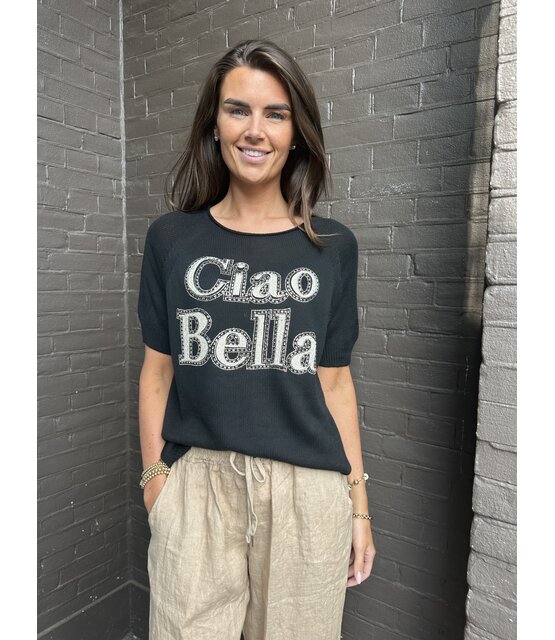 Top Ciao Bella Zwart