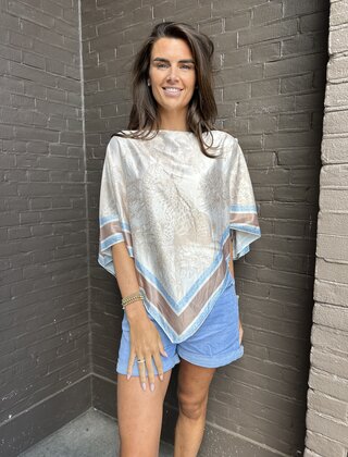 Top Miami Blauw