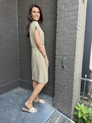 Jurk Iris Camel