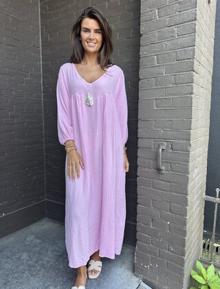 Jurk Amber Roze