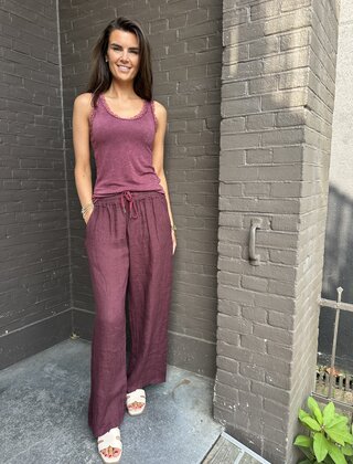 Broek Karen Bordeaux