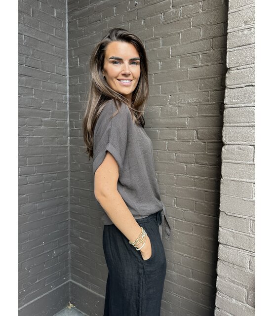Blouse Tamar bruin