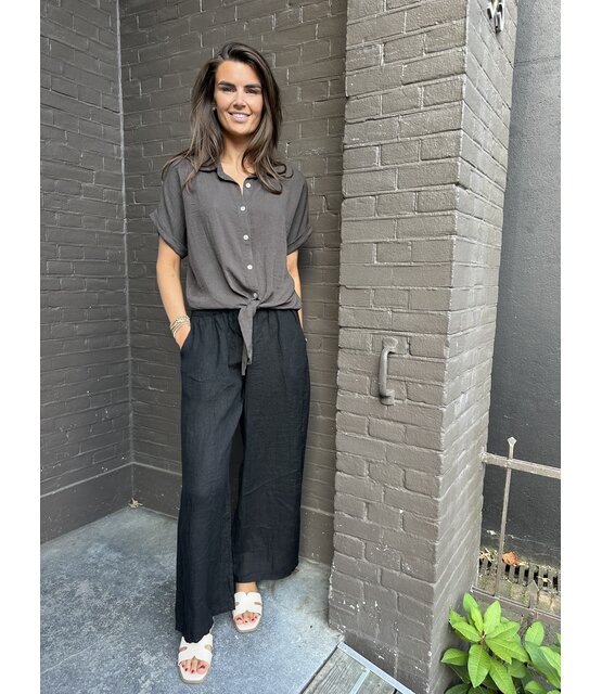 Blouse Tamar bruin