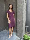 Jurk Iris Bordeaux